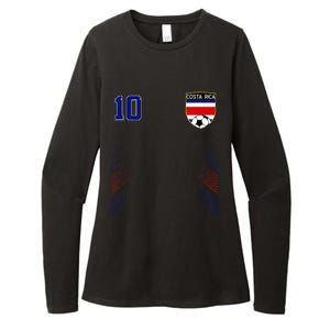 Costa Rica Flag Costa Rican Pride Lovers Womens CVC Long Sleeve Shirt