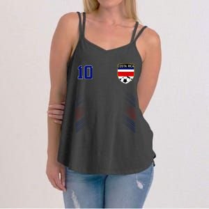 Costa Rica Flag Costa Rican Pride Lovers Women's Strappy Tank