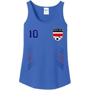 Costa Rica Flag Costa Rican Pride Lovers Ladies Essential Tank