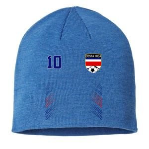 Costa Rica Flag Costa Rican Pride Lovers Sustainable Beanie