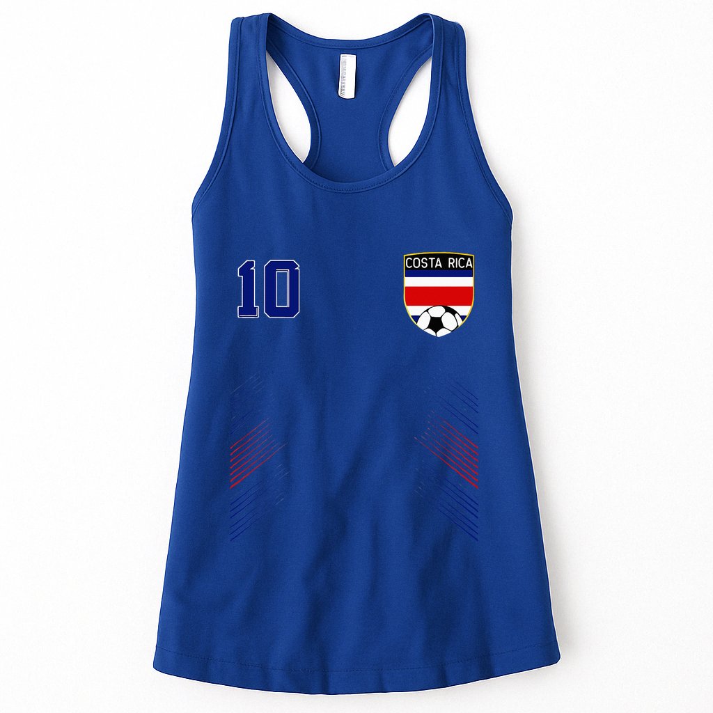 Costa Rica Flag Costa Rican Pride Lovers Womens Tank Top