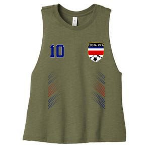 Costa Rica Flag Costa Rican Pride Lovers Women's Racerback Cropped Tank