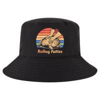 Cat Rolling Fatties Funny Cool Comfort Performance Bucket Hat