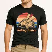 Cat Rolling Fatties Funny Cooling Performance Crew T-Shirt