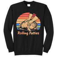 Cat Rolling Fatties Funny Sweatshirt