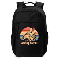 Cat Rolling Fatties Funny Backpack