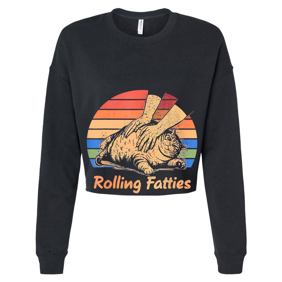 Cat Rolling Fatties Funny Wool Snapback Cap