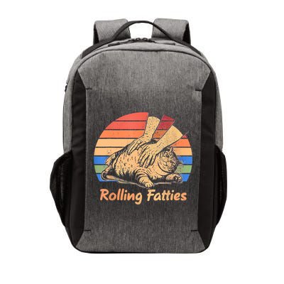 Cat Rolling Fatties Funny Vector Backpack