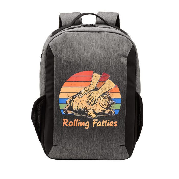 Cat Rolling Fatties Funny Vector Backpack