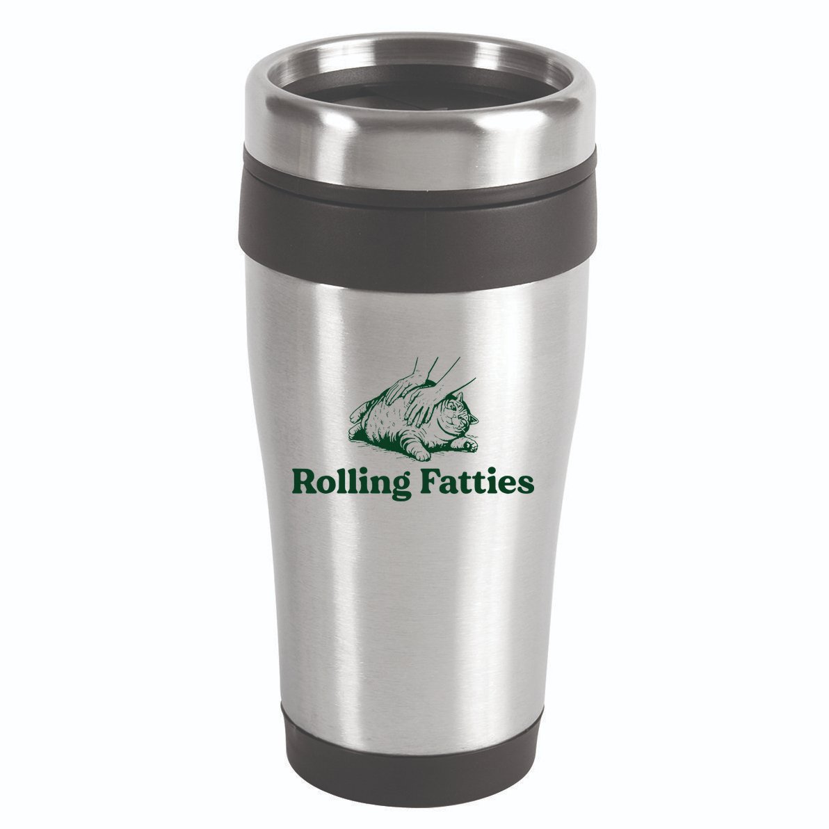 Cat Rolling Fatties 16oz Travel Tumbler