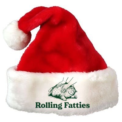 Cat Rolling Fatties Premium Christmas Santa Hat