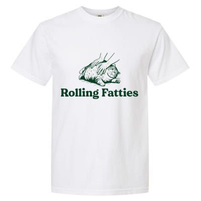 Cat Rolling Fatties Garment-Dyed Heavyweight T-Shirt