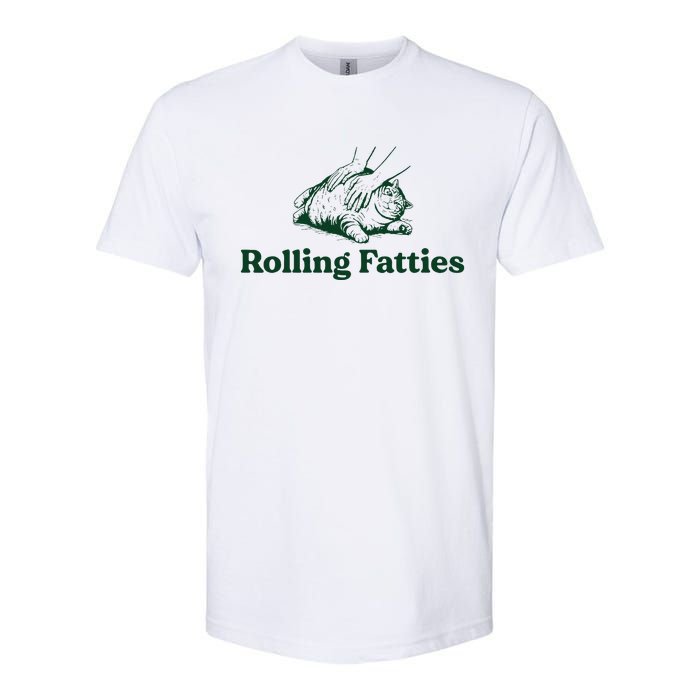 Cat Rolling Fatties Softstyle® CVC T-Shirt