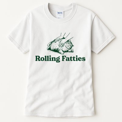 Cat Rolling Fatties Tall T-Shirt