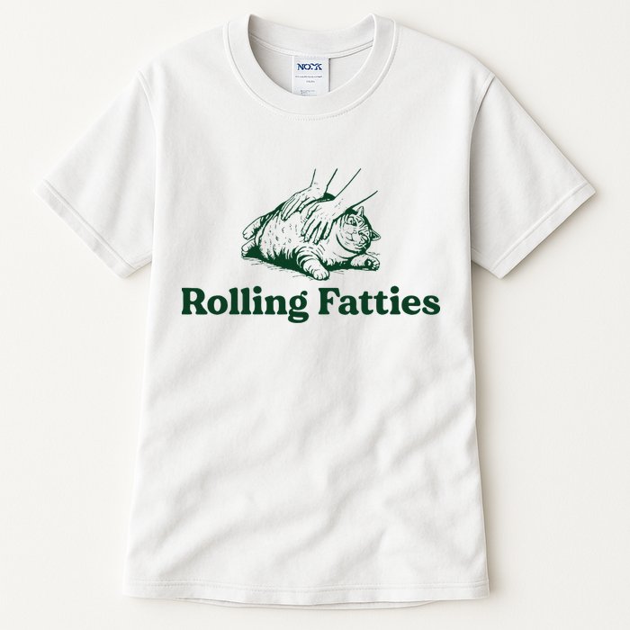 Cat Rolling Fatties Tall T-Shirt