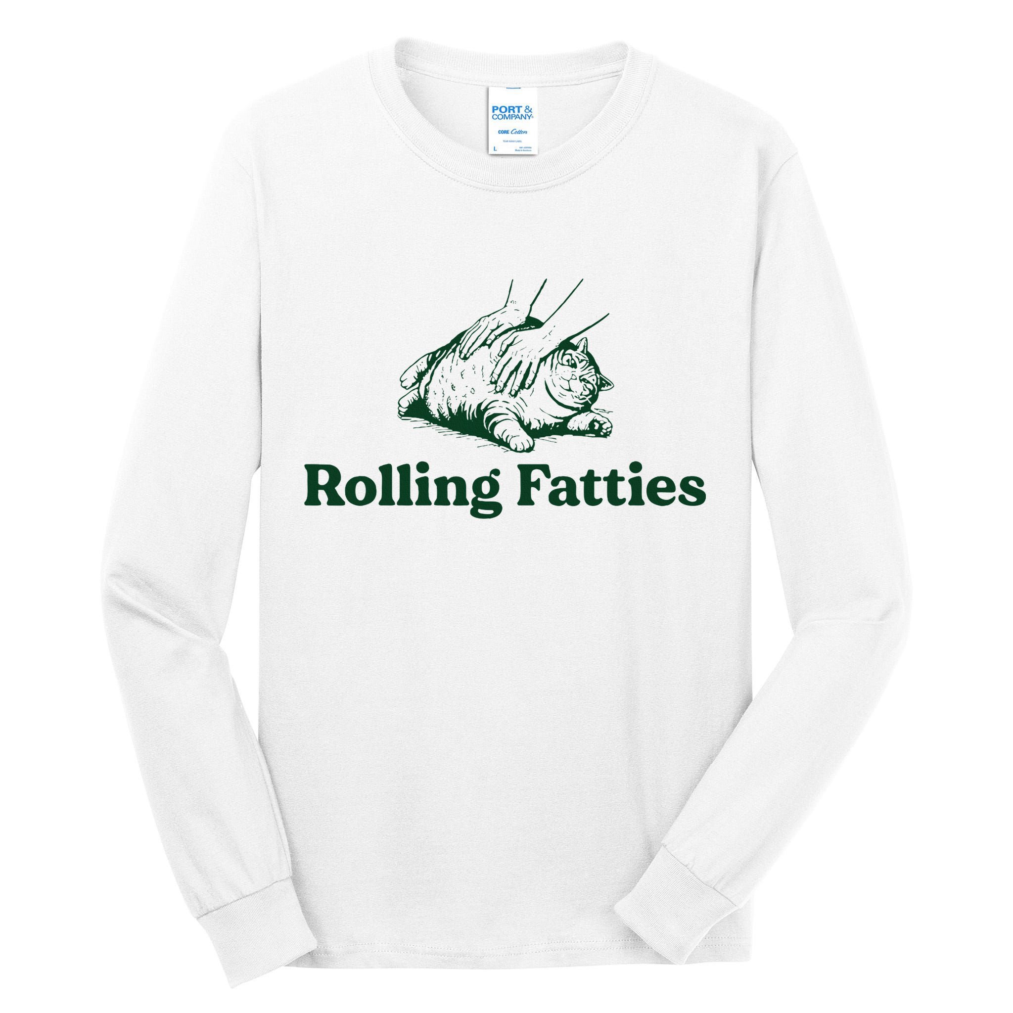 Cat Rolling Fatties Tall Long Sleeve T-Shirt