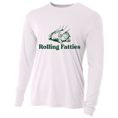 Cat Rolling Fatties Cooling Performance Long Sleeve Crew