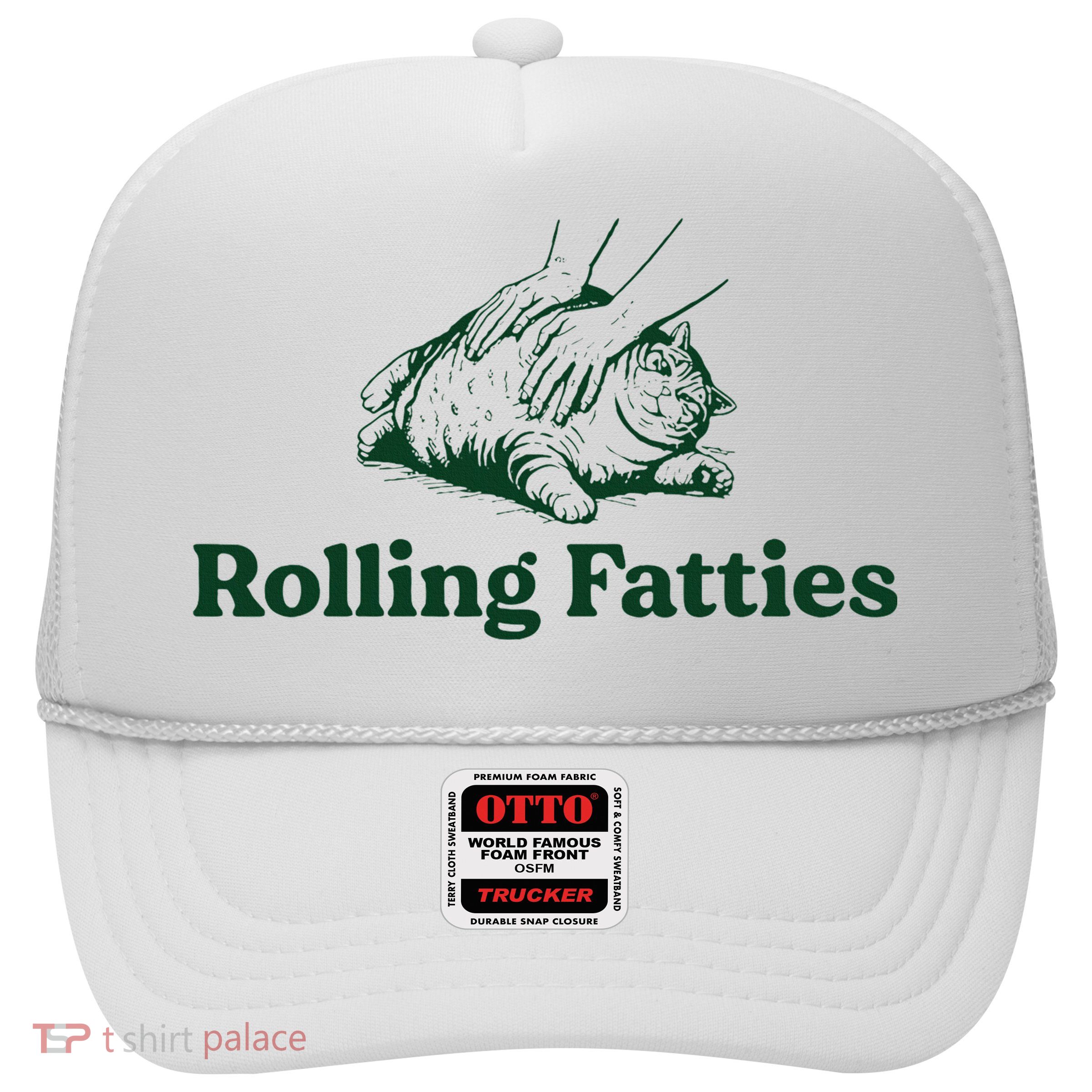 Cat Rolling Fatties Trucker Hat