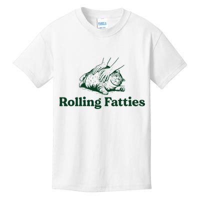 Cat Rolling Fatties Kids T-Shirt
