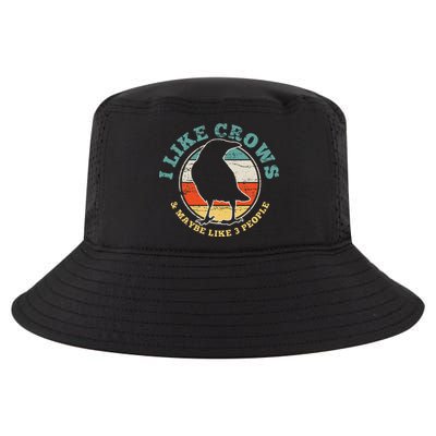 Crow Raven Funny Vintage Gift Cool Comfort Performance Bucket Hat