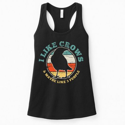 Crow Raven Funny Vintage Gift Womens Tank Top