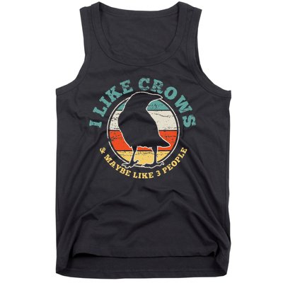 Crow Raven Funny Vintage Gift Tank Top