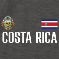 Costa Rica Flag Football Soccer Fan Vector Backpack