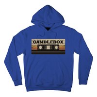 Circle Retro Faded Candles Box 90s Cassette Rock Vintage Hoodie