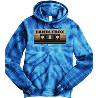 Circle Retro Faded Candles Box 90s Cassette Rock Vintage Tie Dye Hoodie