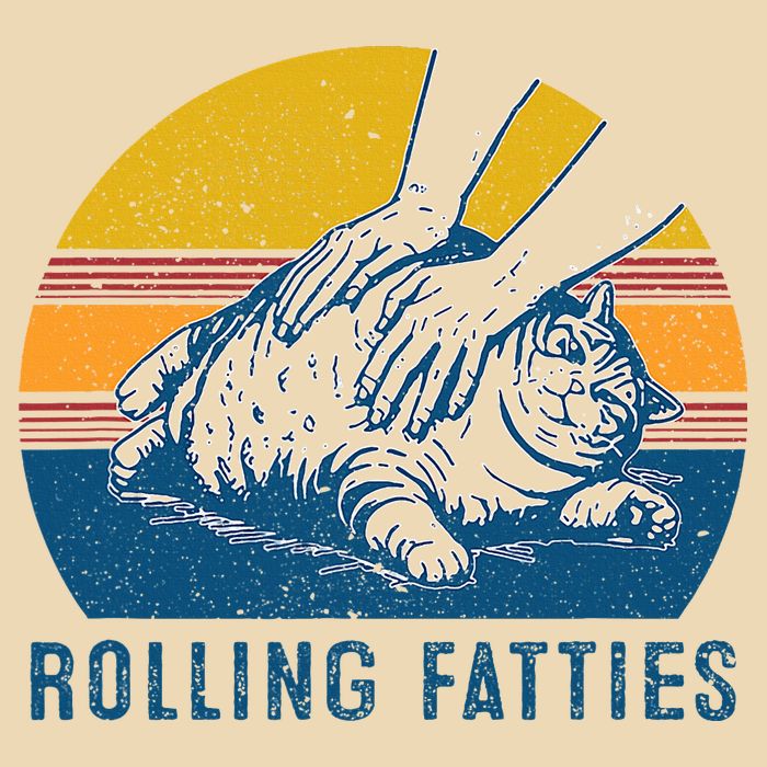 Cat Rolling Fatties Bag