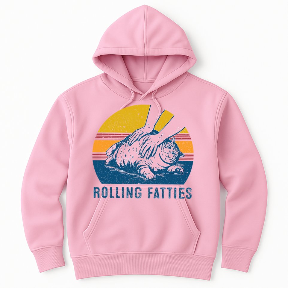Cat Rolling Fatties Hoodie
