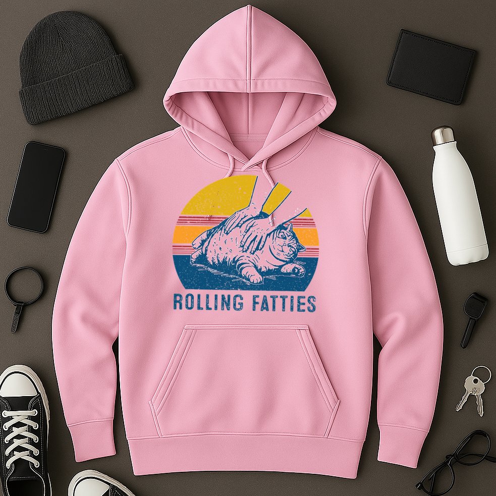 Cat Rolling Fatties Hoodie
