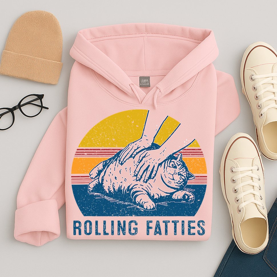 Cat Rolling Fatties Hoodie