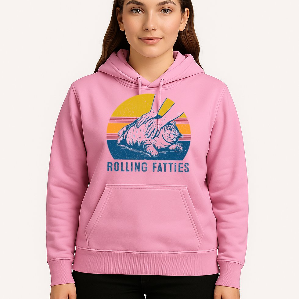 Cat Rolling Fatties Hoodie
