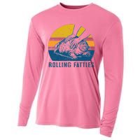 Cat Rolling Fatties Cooling Performance Long Sleeve Crew