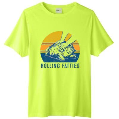 Cat Rolling Fatties Tall Fusion ChromaSoft Performance T-Shirt