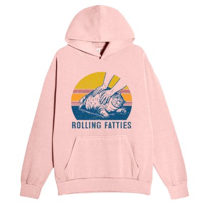 Cat Rolling Fatties Urban Pullover Hoodie