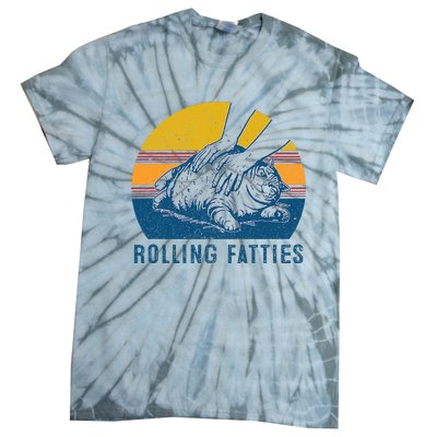 Cat Rolling Fatties Tie-Dye T-Shirt