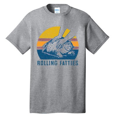 Cat Rolling Fatties Tall T-Shirt