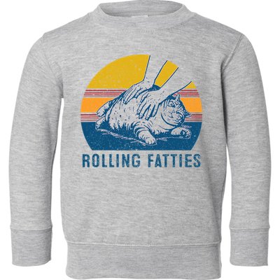 Cat Rolling Fatties Toddler Sweatshirt