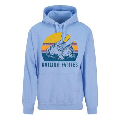 Cat Rolling Fatties Unisex Surf Hoodie