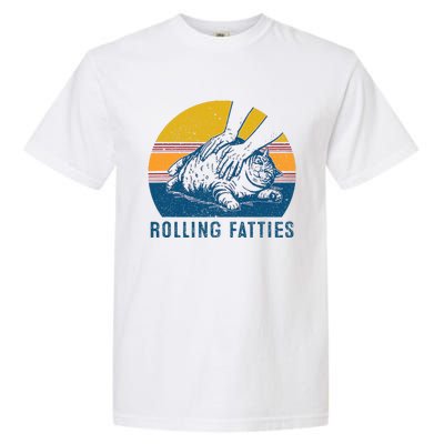 Cat Rolling Fatties Garment-Dyed Heavyweight T-Shirt