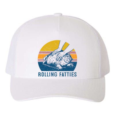 Cat Rolling Fatties Yupoong Adult 5-Panel Trucker Hat