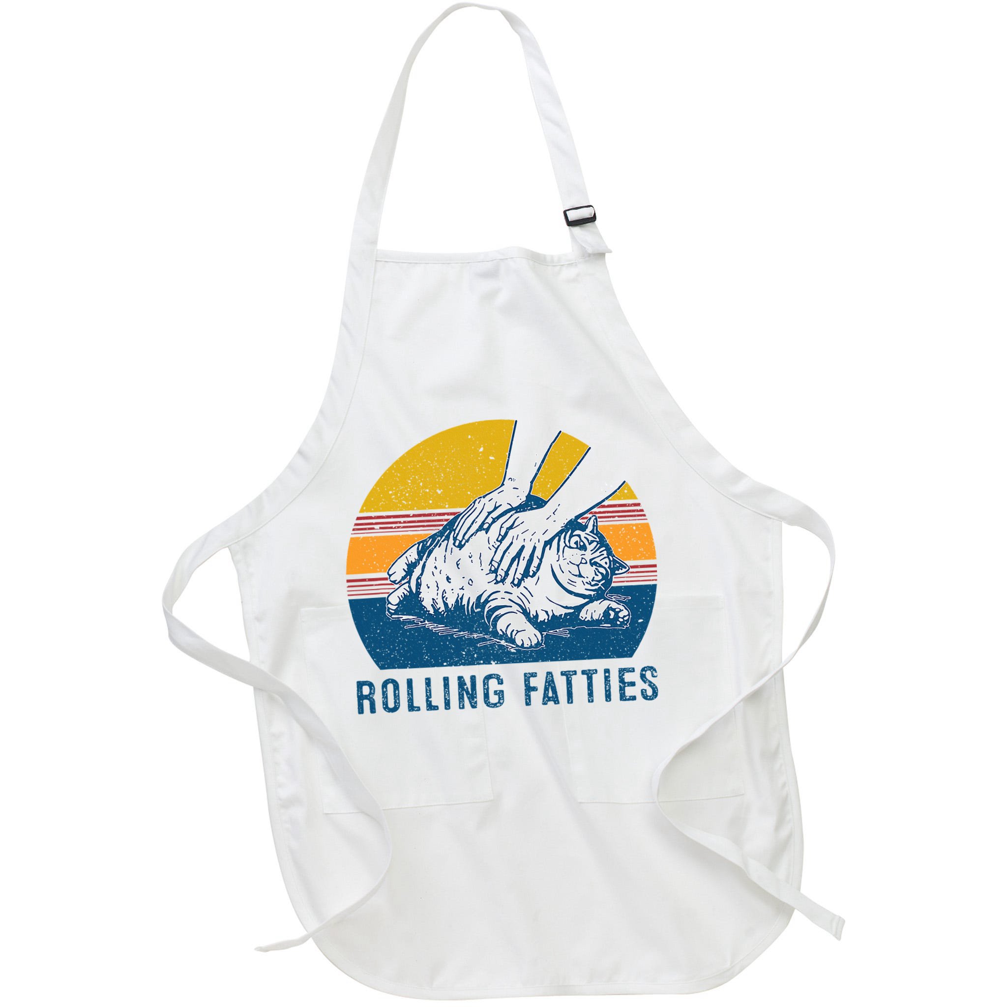 Cat Rolling Fatties Apron