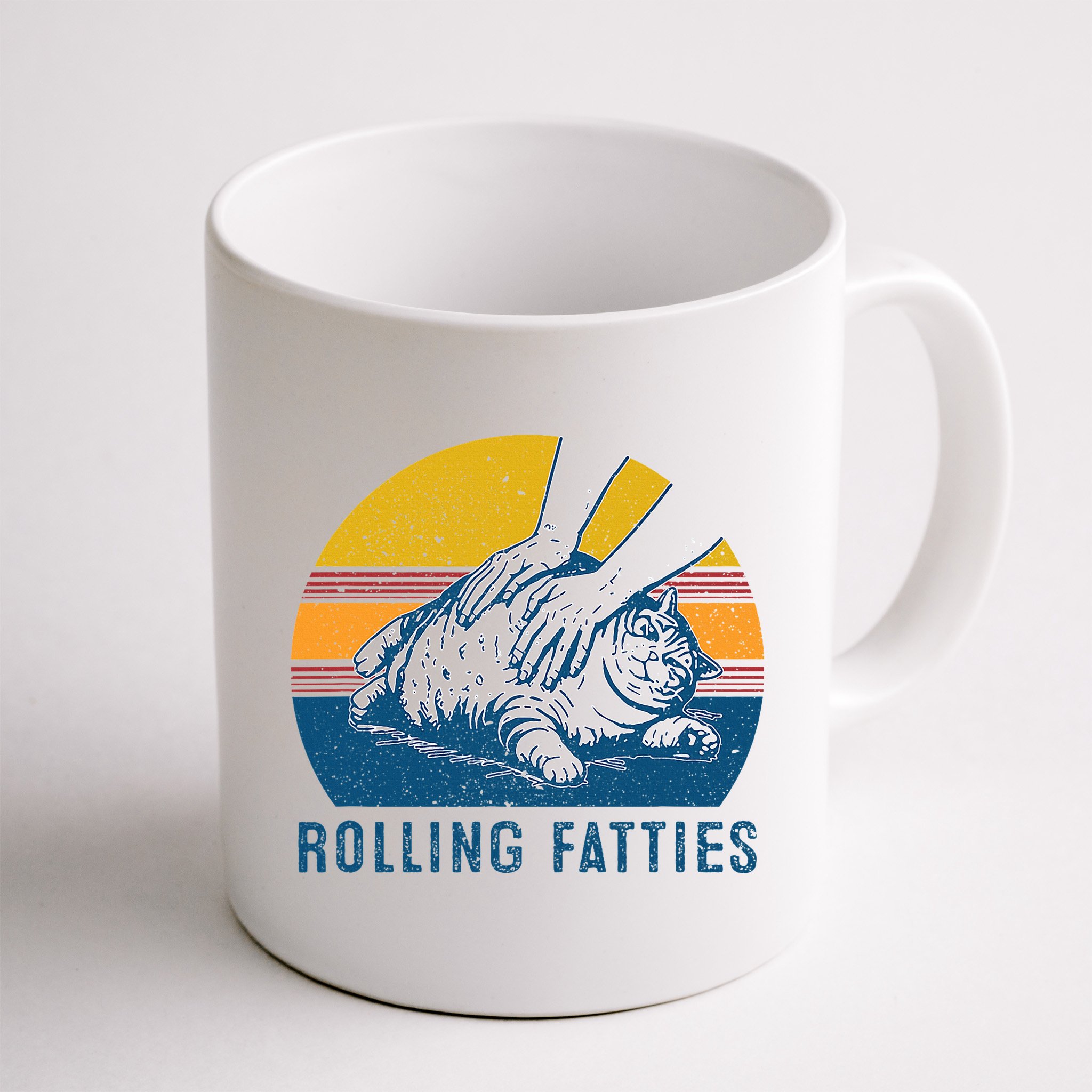 Cat Rolling Fatties Mug