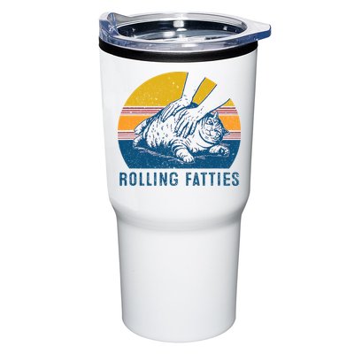 Cat Rolling Fatties Tumbler