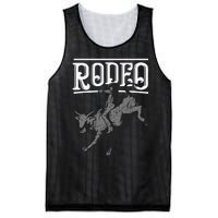 Cool Rodeo Funny Bull Rider Cowboy Cattle Ride Lover Outfit Mesh Reversible Basketball Jersey Tank