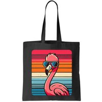 Cool Retro Flamingo In Sunglasses 70s 80s 90s Funny Flamingo Bag