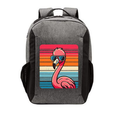 Cool Retro Flamingo In Sunglasses 70s 80s 90s Funny Flamingo Vector Backpack