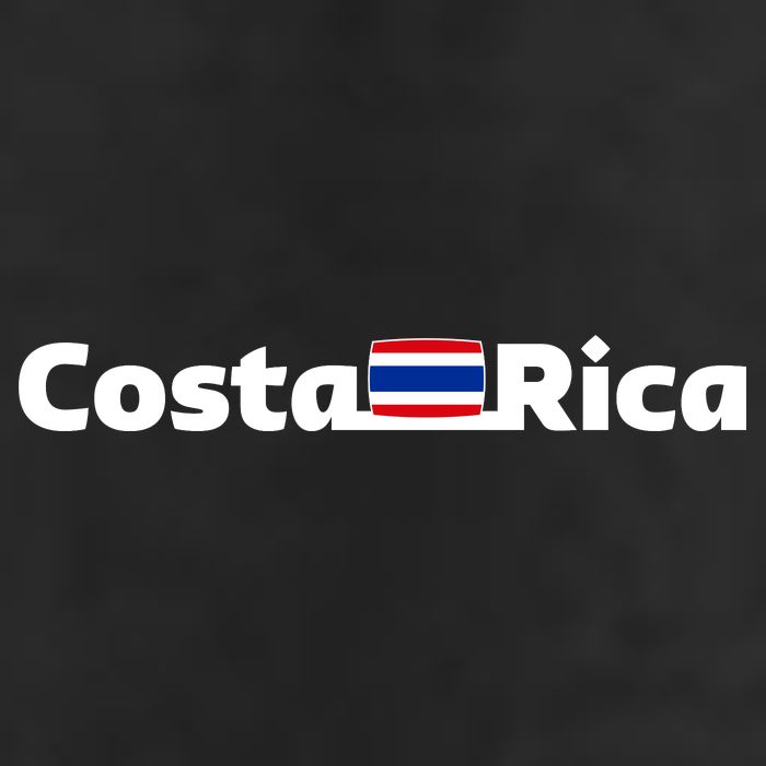 Costa Rica Flag Gift 7 Panel Mesh Trucker Snapback Hat